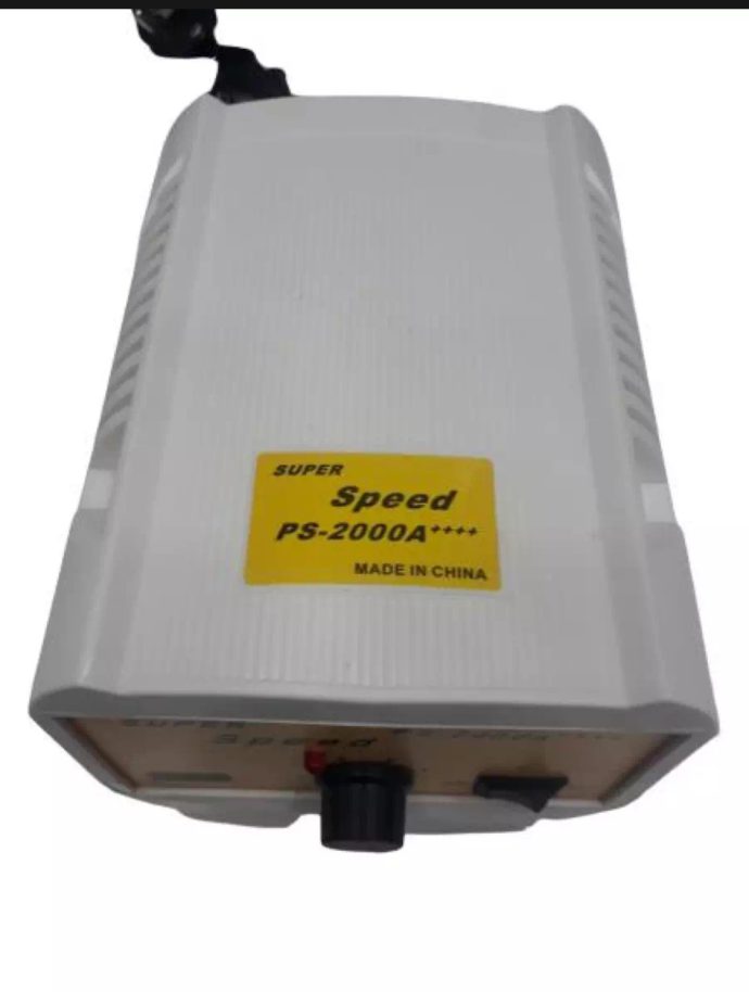 white color gas suction pump with white background