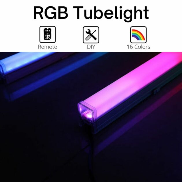 purple color rgb tubelight