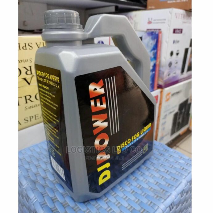 side view of fog machine oil