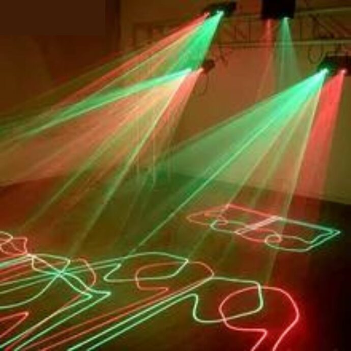 2 Lens Dj Laser Light projector party beam effects
