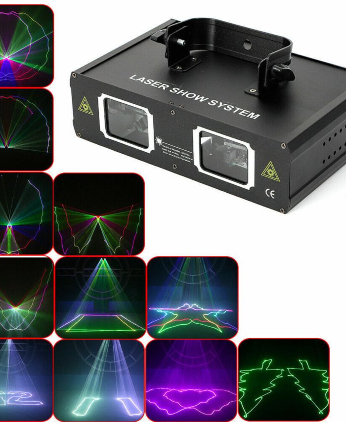 2 Lens DJ Laser Light Projector