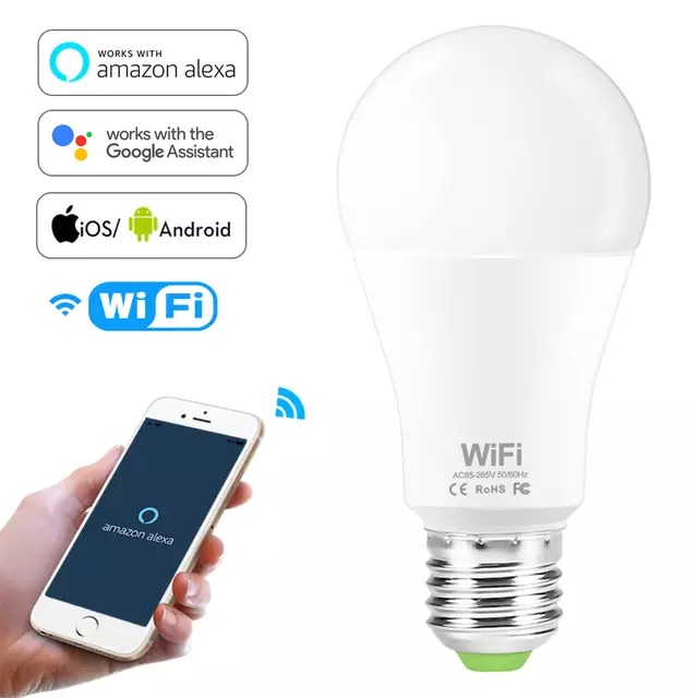 Smart Wi-Fi LED Bulb Control with Mobile Phone