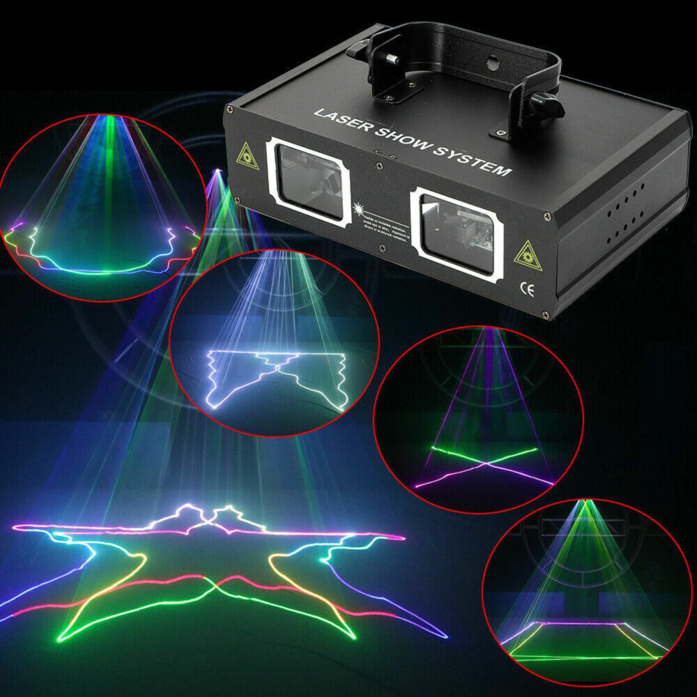 2 Lens DJ Laser Light Projector - Image 2