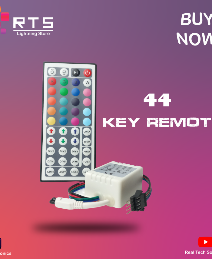 44 Keys Remote Compatible with Model 3528 | 5050 LED Strip Light