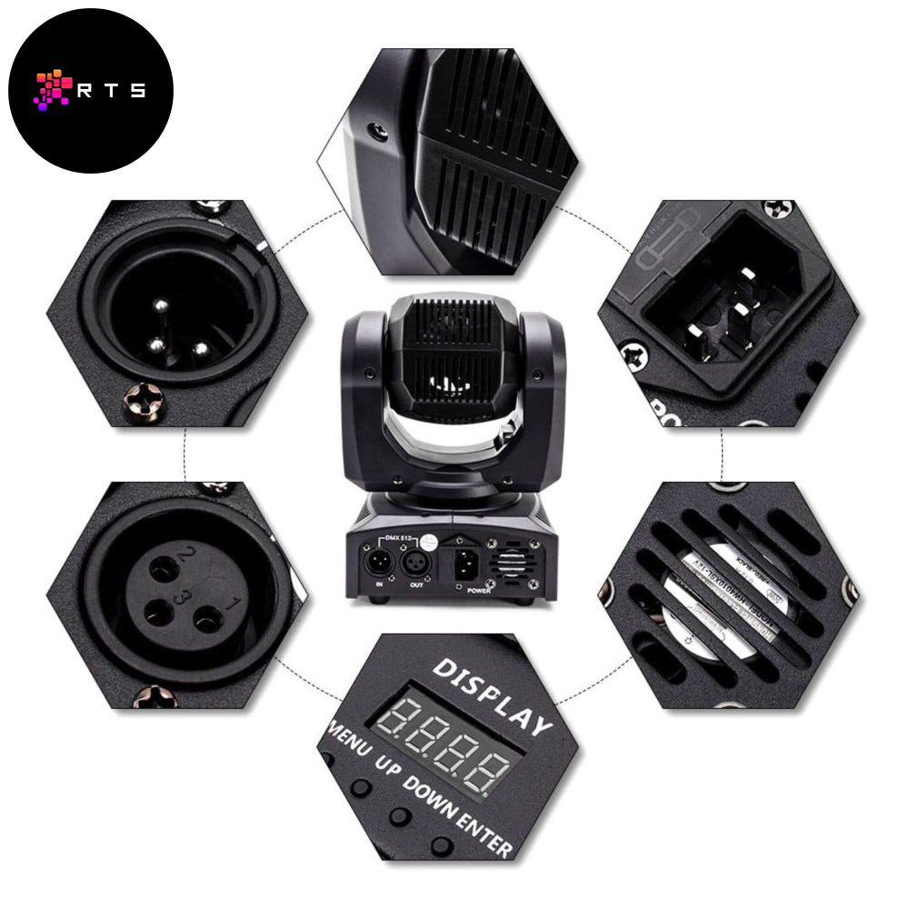 360 DMX Moving Head Light | Beam Light - Image 4