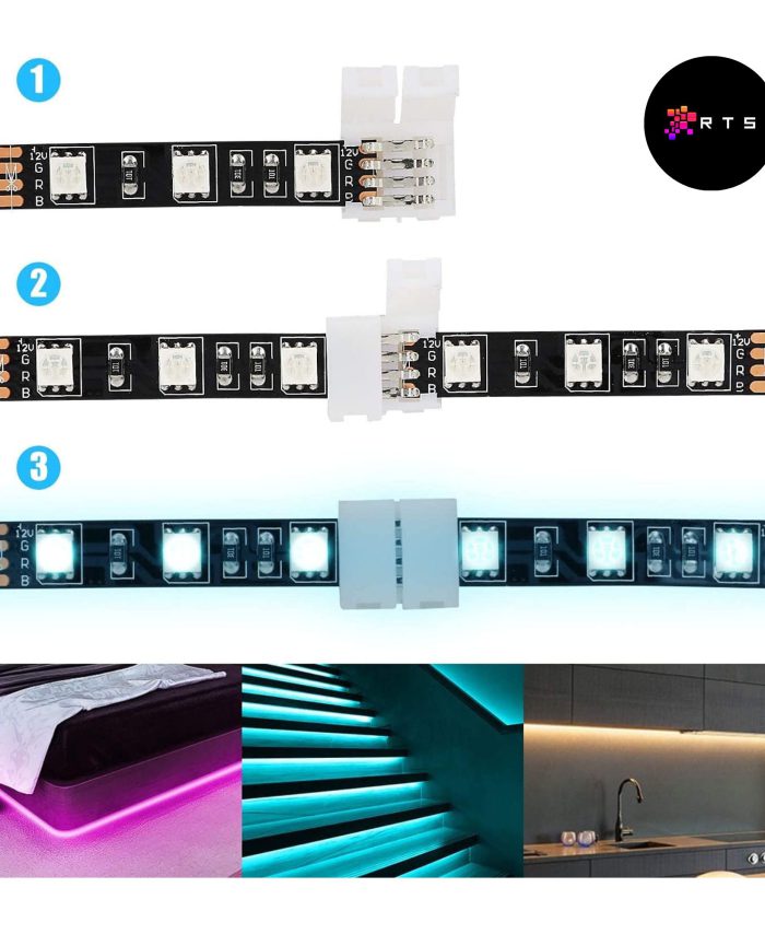 4-Pin RGB LED Strip Connector