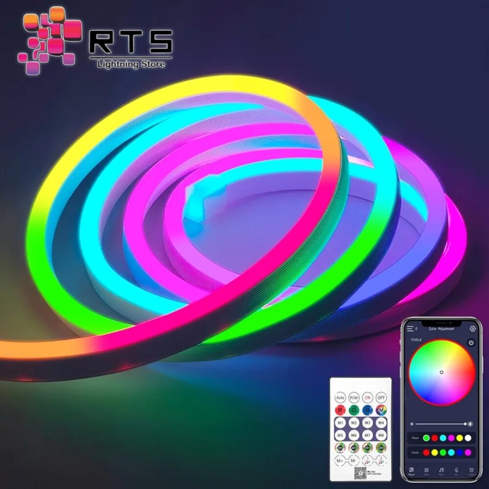 Smart RGB IC Neon Strip Light Wireless - Image 2