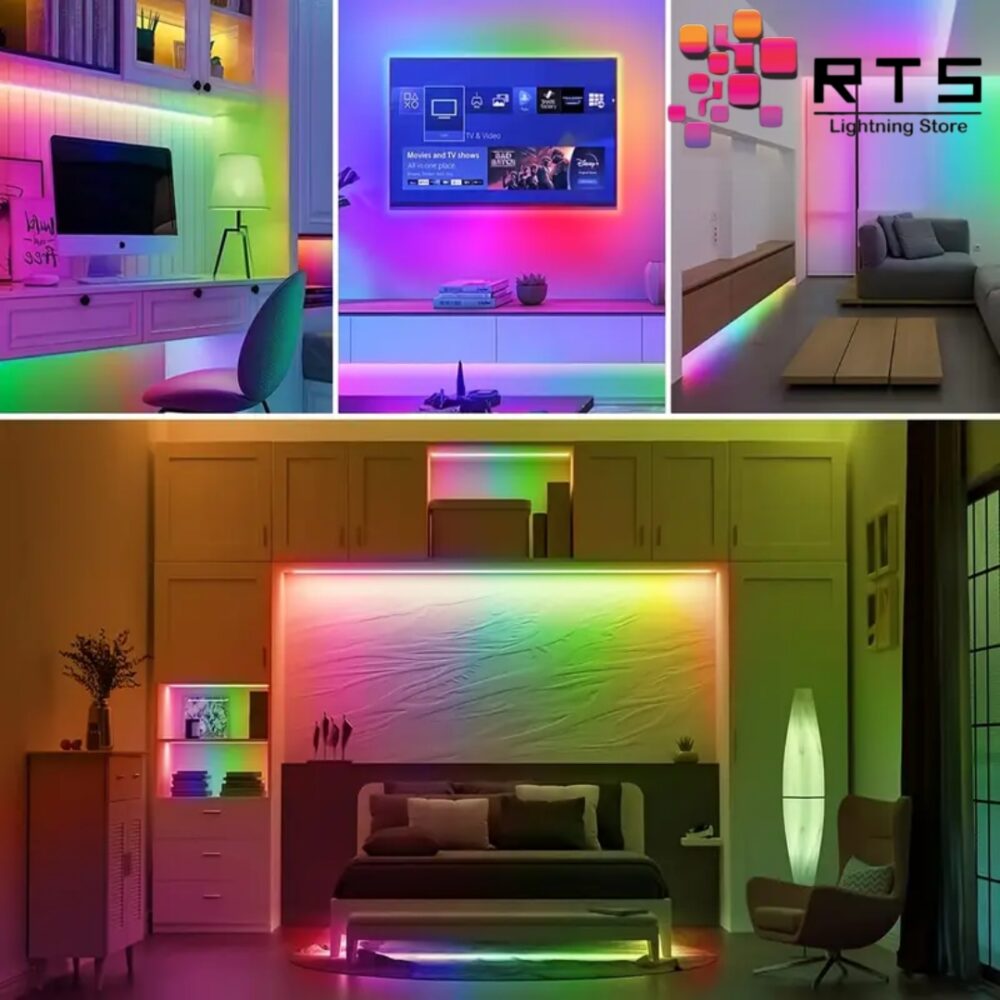Smart RGB IC Neon Strip Light Wireless - Image 4