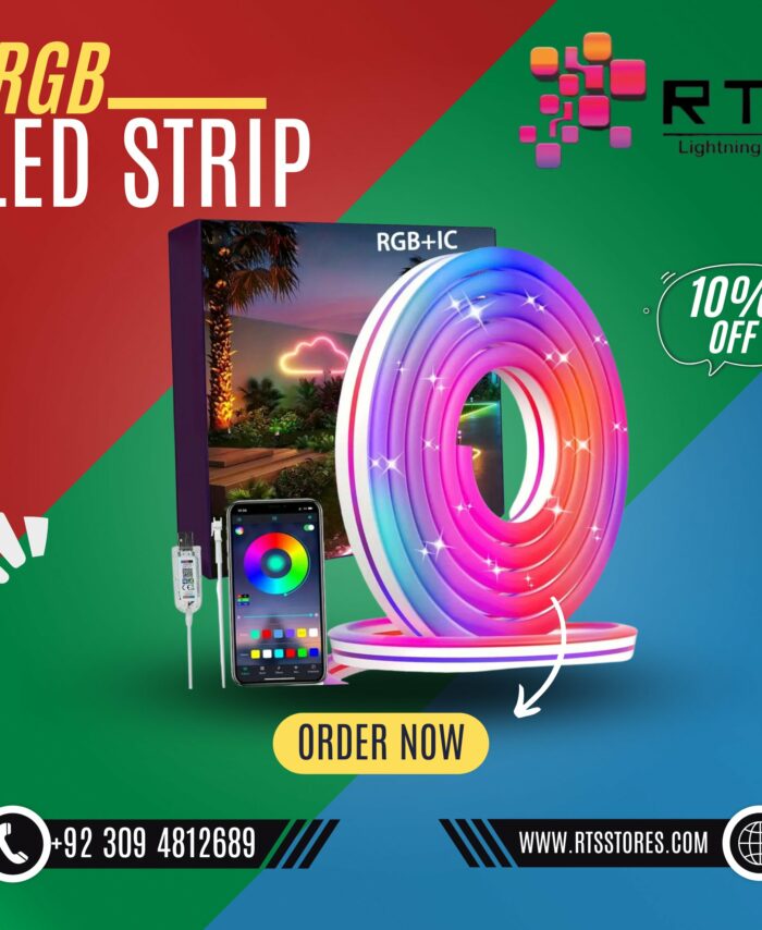 Smart RGB IC Neon Strip Light Wireless